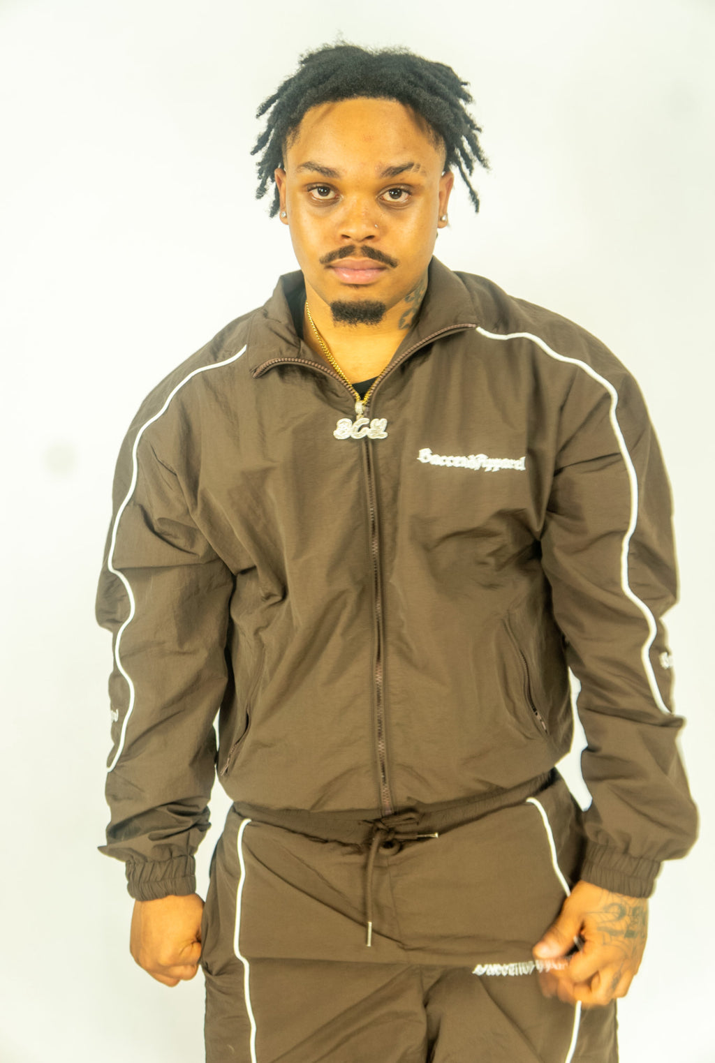BROWN TRACKSUIT