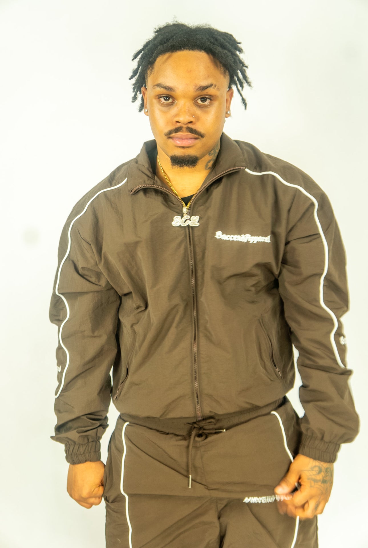BROWN TRACKSUIT