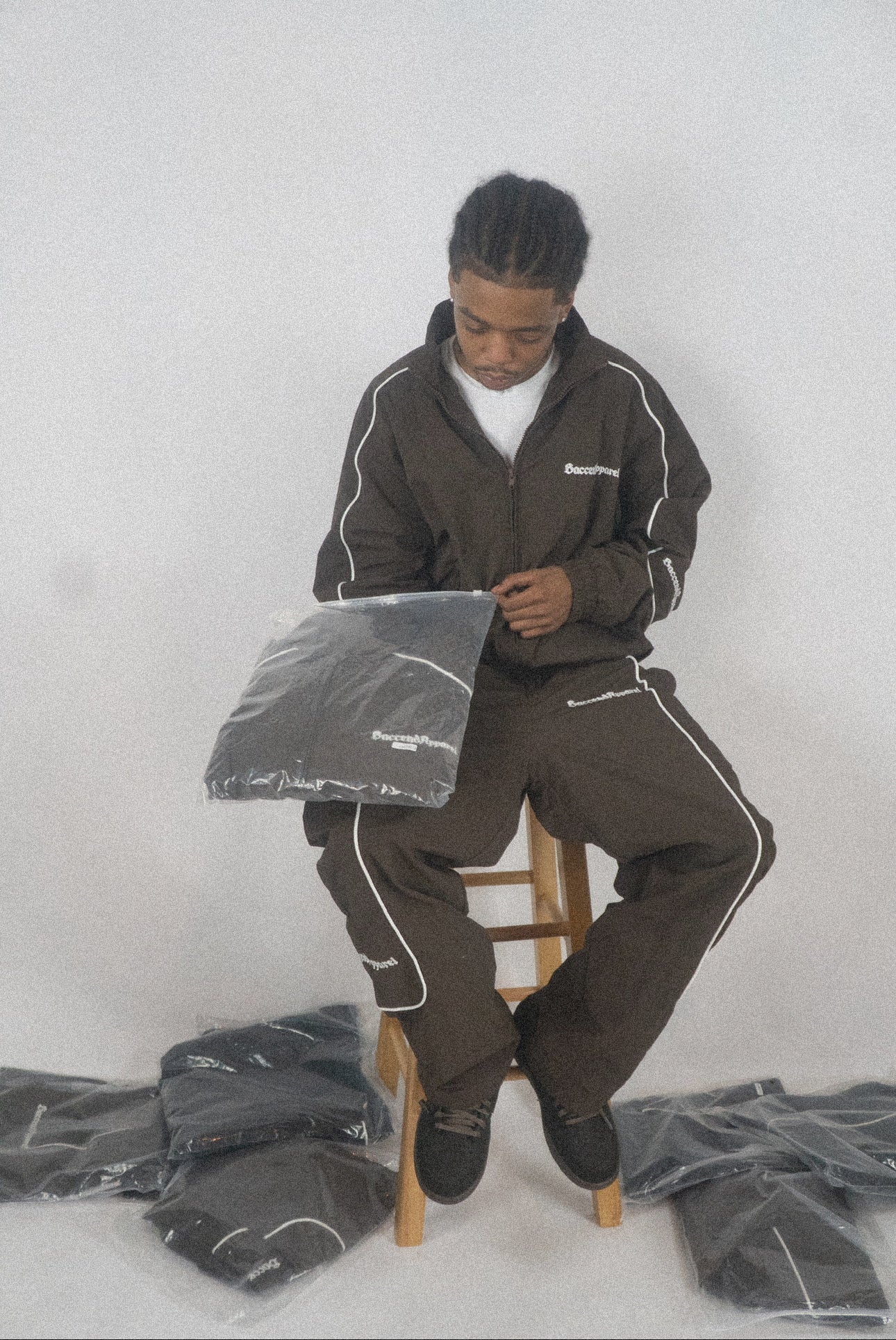 BROWN TRACKSUIT