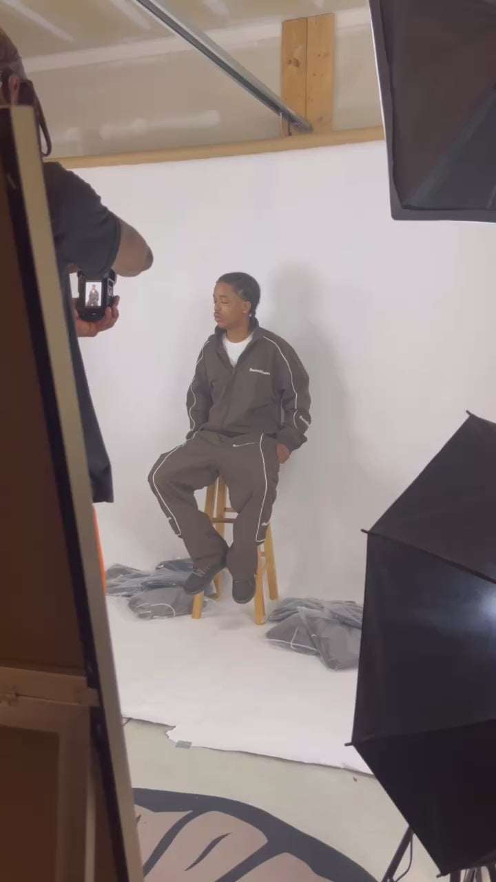 BROWN TRACKSUIT