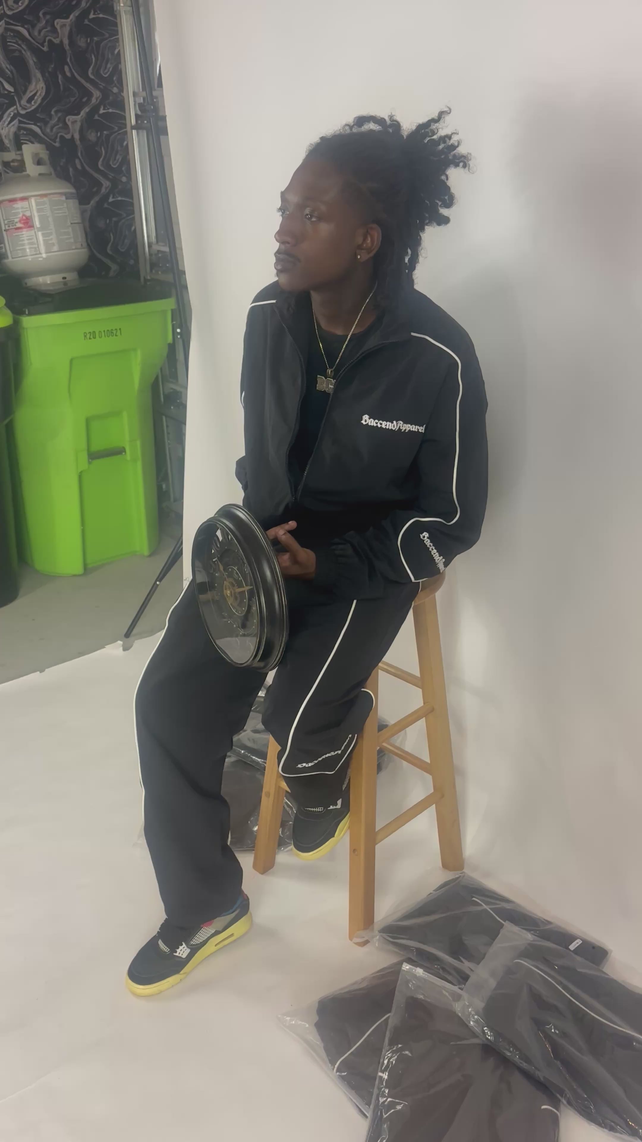 BLACK TRACKSUIT